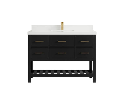 Parker 48 in. W x 22 in. D Single Sink Bathroom Vanity - Willow Bath and Vanity