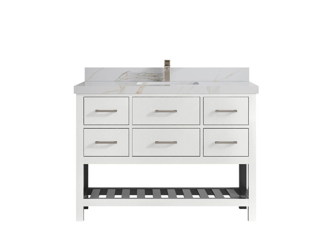 Parker 48 in. W x 22 in. D Single Sink Bathroom Vanity - Willow Bath and Vanity