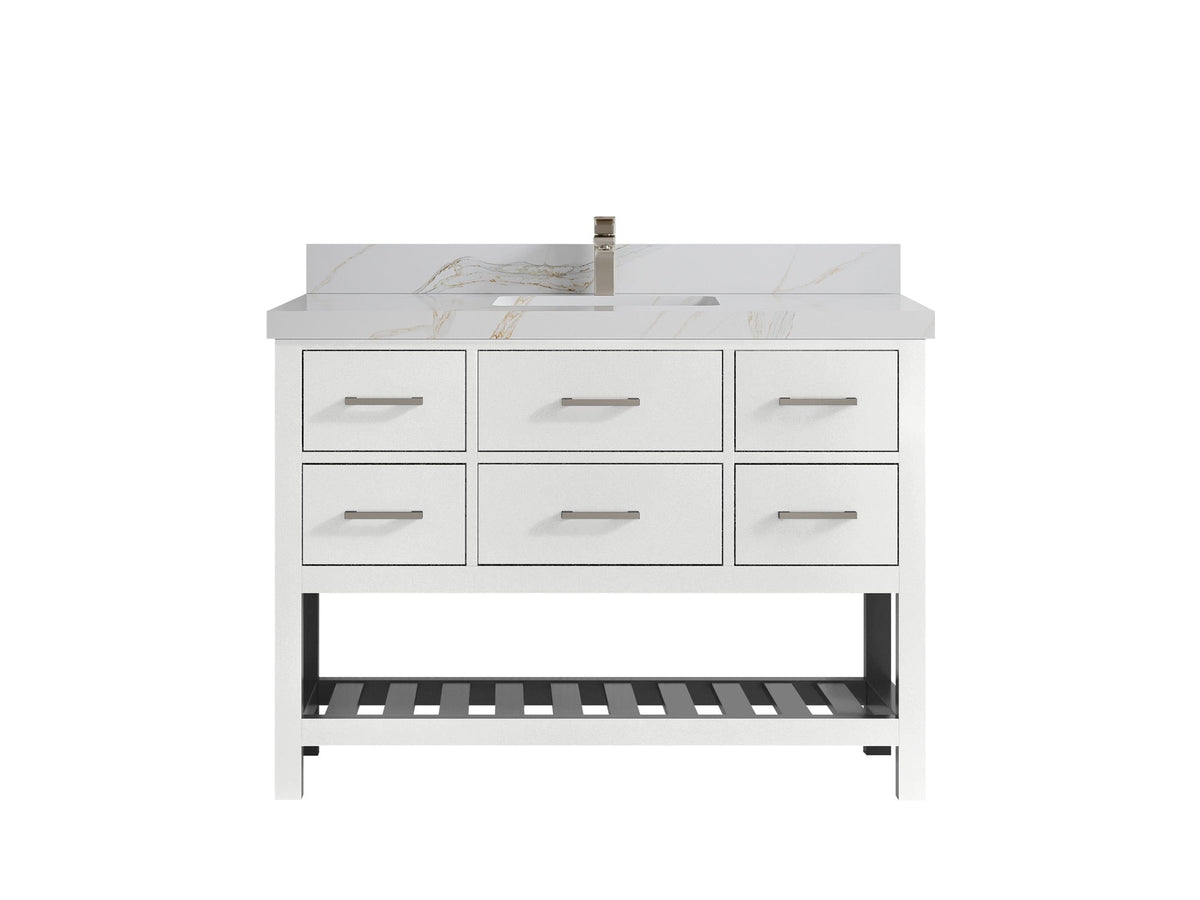 Parker 48 in. W x 22 in. D Single Sink Bathroom Vanity - Willow Bath and Vanity