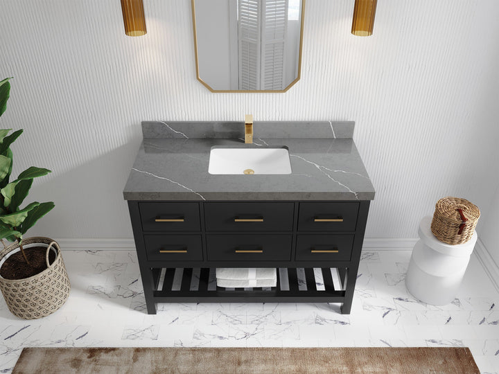 Parker 48 in. W x 22 in. D Single Sink Bathroom Vanity - photo 27