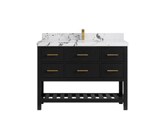 Parker 48 in. W x 22 in. D Single Sink Bathroom Vanity - photo 34