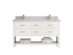 Parker 60 in. W x 22 in. D Double Sink Bathroom Vanity - photo 36