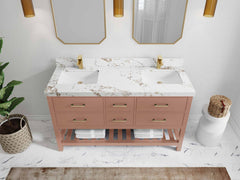 Parker 60 in. W x 22 in. D Double Sink Bathroom Vanity - photo 43