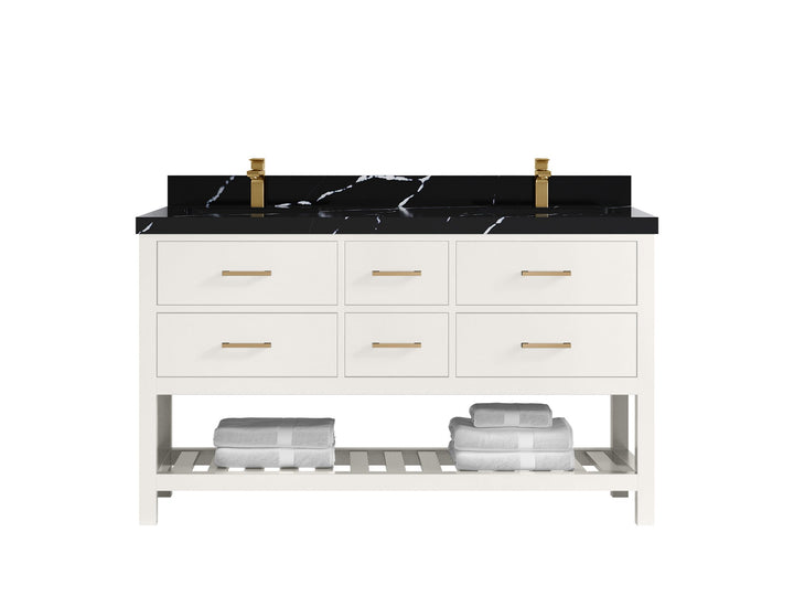 Parker 60 in. W x 22 in. D Double Sink Bathroom Vanity - photo 12