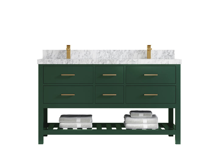 Parker 60 in. W x 22 in. D Double Sink Bathroom Vanity - photo 8