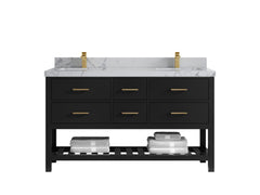 Parker 60 in. W x 22 in. D Double Sink Bathroom Vanity - photo 36