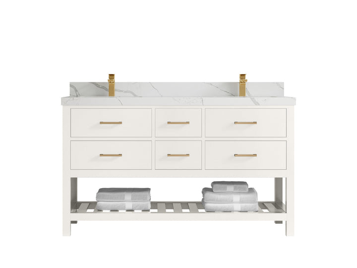 Parker 60 in. W x 22 in. D Double Sink Bathroom Vanity - photo 16