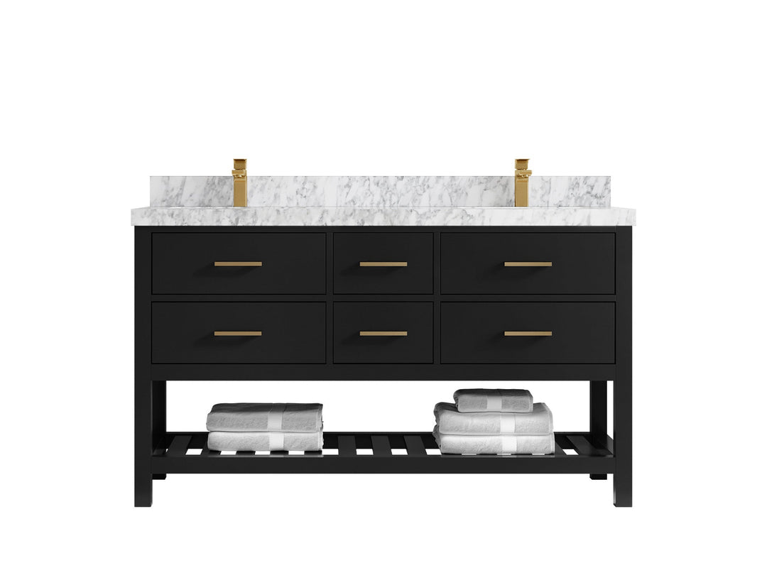 Parker 60 in. W x 22 in. D Double Sink Bathroom Vanity - Willow Bath and Vanity