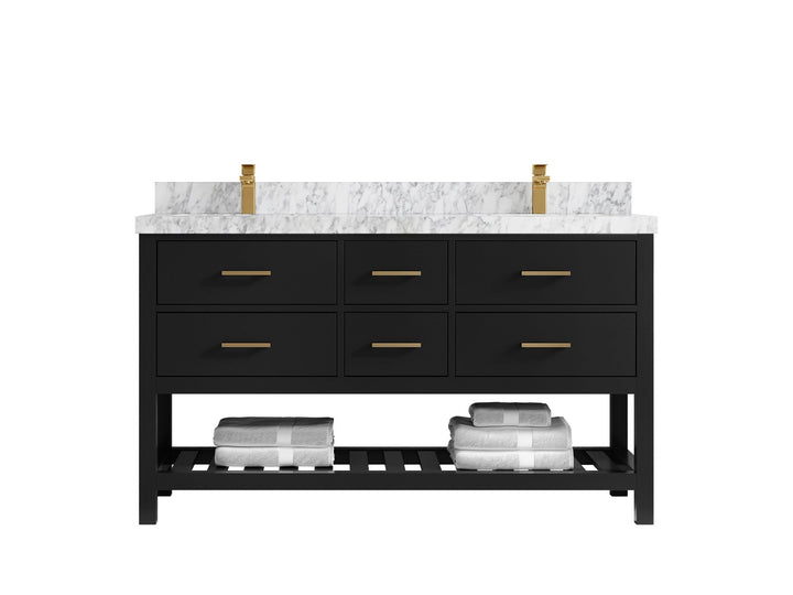 Parker 60 in. W x 22 in. D Double Sink Bathroom Vanity - photo 8
