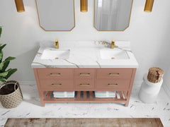 Parker 60 in. W x 22 in. D Double Sink Bathroom Vanity - photo 17