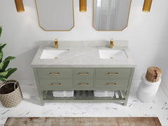 Parker 60 in. W x 22 in. D Double Sink Bathroom Vanity - photo 25