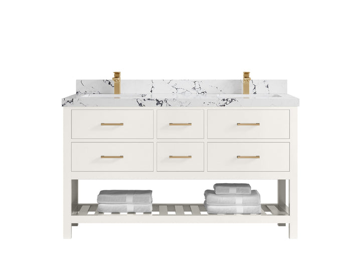 Parker 60 in. W x 22 in. D Double Sink Bathroom Vanity - photo 34