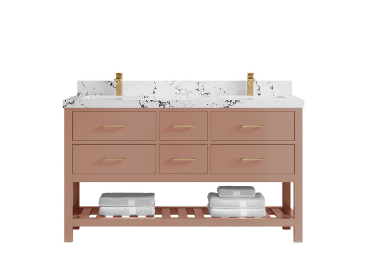 Parker 60 in. W x 22 in. D Double Sink Bathroom Vanity - photo 46