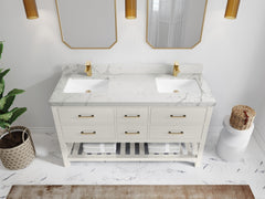Parker 60 in. W x 22 in. D Double Sink Bathroom Vanity - photo 35