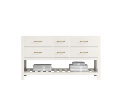 Parker 60 in. W x 22 in. D Double Sink Bathroom Vanity - Willow Bath and Vanity