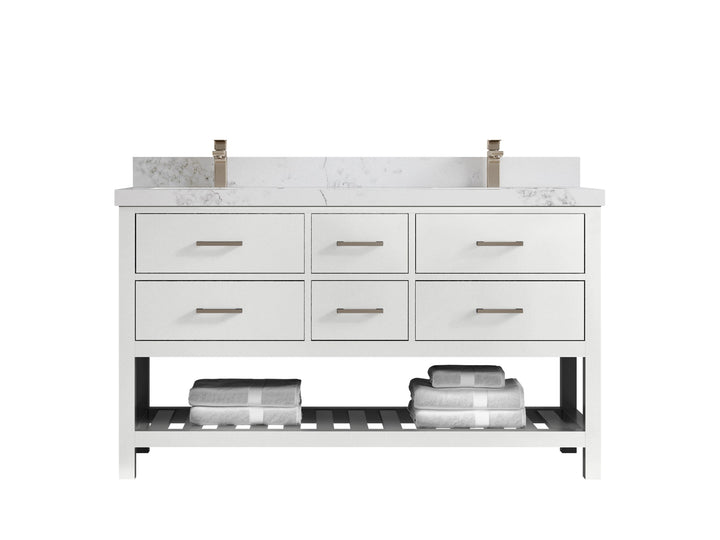 Parker 60 in. W x 22 in. D Double Sink Bathroom Vanity - photo 18