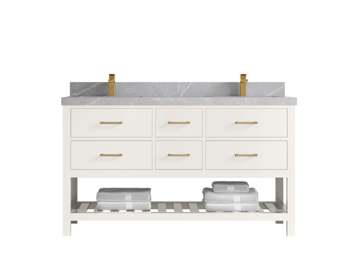 Parker 60 in. W x 22 in. D Double Sink Bathroom Vanity - photo 26