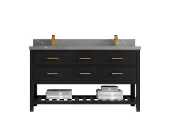 Parker 60 in. W x 22 in. D Double Sink Bathroom Vanity - photo 28