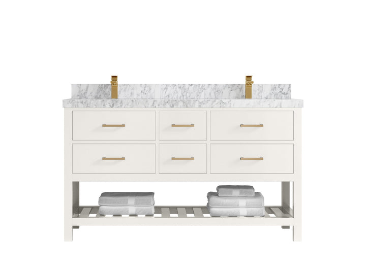 Parker 60 in. W x 22 in. D Double Sink Bathroom Vanity - photo 8