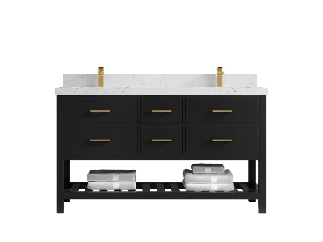 Parker 60 in. W x 22 in. D Double Sink Bathroom Vanity - Willow Bath and Vanity