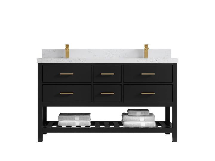 Parker 60 in. W x 22 in. D Double Sink Bathroom Vanity - photo 24