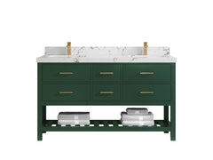 Parker 60 in. W x 22 in. D Double Sink Bathroom Vanity - photo 28