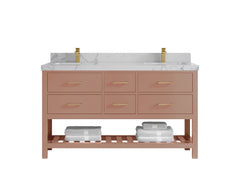Parker 60 in. W x 22 in. D Double Sink Bathroom Vanity - photo 48