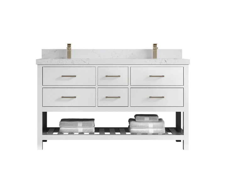 Parker 60 in. W x 22 in. D Double Sink Bathroom Vanity - photo 24