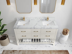 Parker 60 in. W x 22 in. D Double Sink Bathroom Vanity - photo 19
