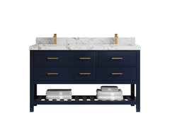 Parker 60 in. W x 22 in. D Double Sink Bathroom Vanity - photo 30