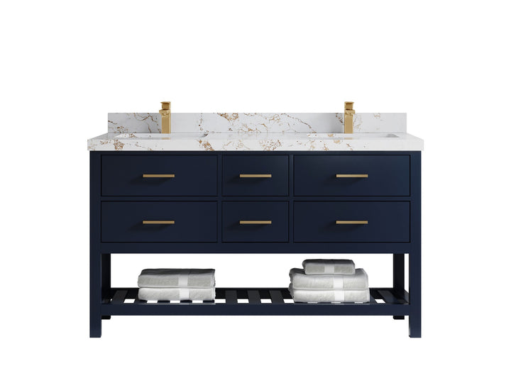 Parker 60 in. W x 22 in. D Double Sink Bathroom Vanity - photo 30