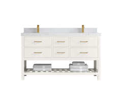 Parker 60 in. W x 22 in. D Double Sink Bathroom Vanity - photo 24