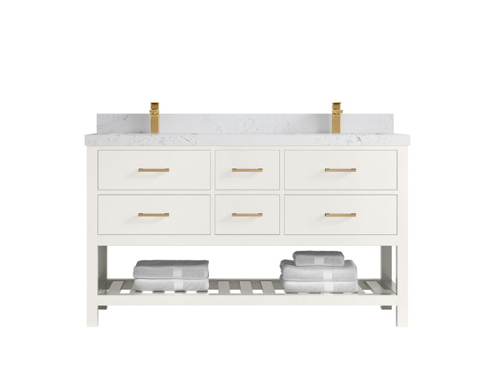 Parker 60 in. W x 22 in. D Double Sink Bathroom Vanity - photo 24