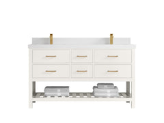 Parker 60 in. W x 22 in. D Double Sink Bathroom Vanity - photo 38