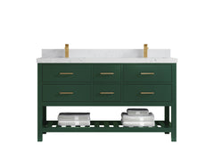 Parker 60 in. W x 22 in. D Double Sink Bathroom Vanity - photo 22