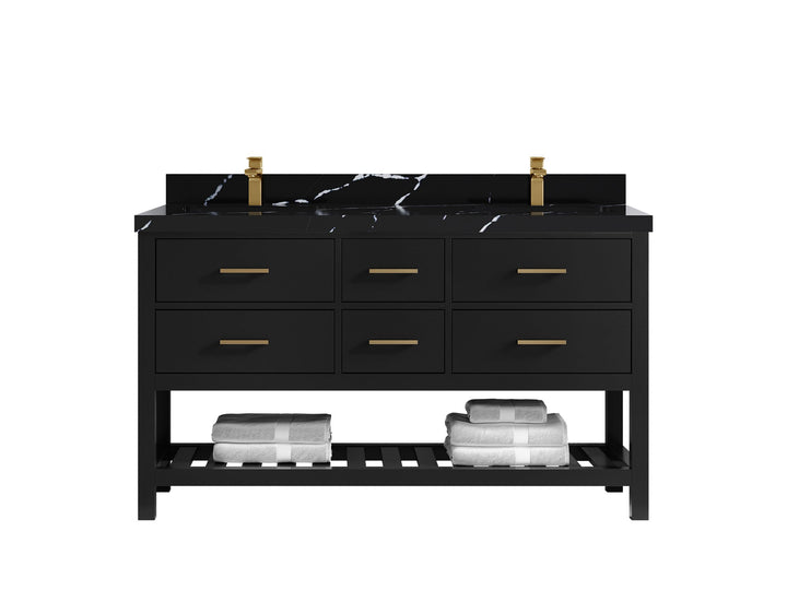 Parker 60 in. W x 22 in. D Double Sink Bathroom Vanity - photo 12