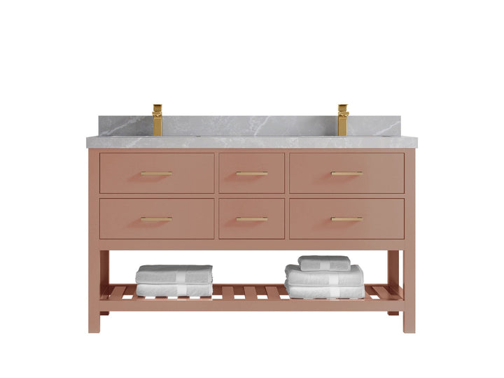 Parker 60 in. W x 22 in. D Double Sink Bathroom Vanity - photo 38