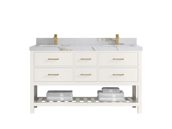 Parker 60 in. W x 22 in. D Double Sink Bathroom Vanity - photo 14