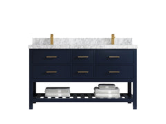Parker 60 in. W x 22 in. D Double Sink Bathroom Vanity - photo 8