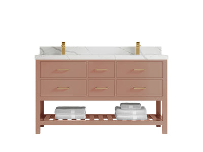 Parker 60 in. W x 22 in. D Double Sink Bathroom Vanity - Willow Bath and Vanity