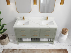 Parker 60 in. W x 22 in. D Double Sink Bathroom Vanity - photo 15