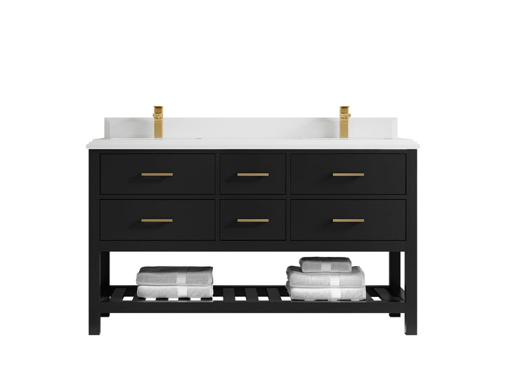 Parker 60 in. W x 22 in. D Double Sink Bathroom Vanity - photo 49