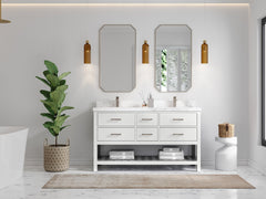 Parker 60 in. W x 22 in. D Double Sink Bathroom Vanity - photo 4