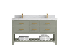 Parker 60 in. W x 22 in. D Double Sink Bathroom Vanity - photo 22