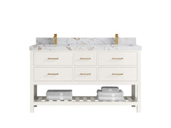 Parker 60 in. W x 22 in. D Double Sink Bathroom Vanity - photo 32