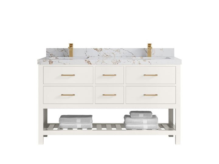 Parker 60 in. W x 22 in. D Double Sink Bathroom Vanity - photo 32