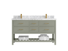 Parker 60 in. W x 22 in. D Double Sink Bathroom Vanity - photo 8