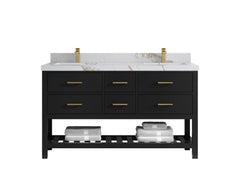 Parker 60 in. W x 22 in. D Double Sink Bathroom Vanity - photo 14