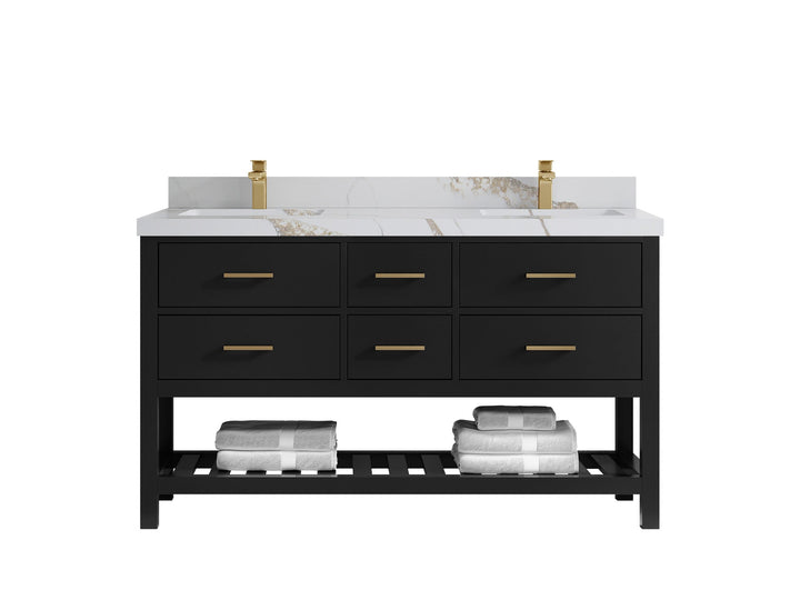 Parker 60 in. W x 22 in. D Double Sink Bathroom Vanity - photo 14