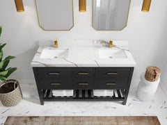 Parker 60 in. W x 22 in. D Double Sink Bathroom Vanity - photo 13